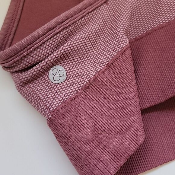 Zella Body small strappy sports bra wire free fitted pull over ribbed top womens - Picture 4 of 5